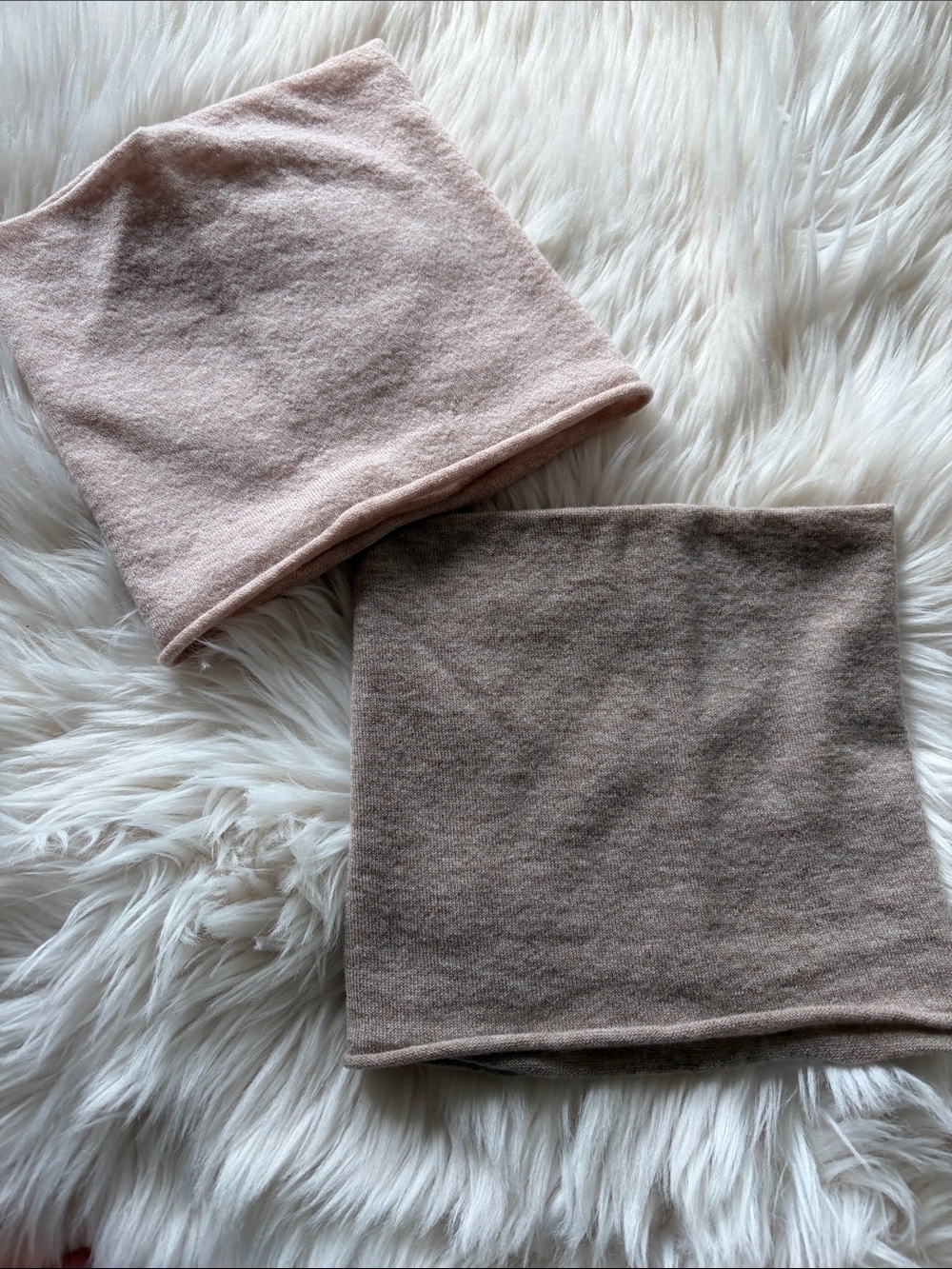 Women cashmere neck gaiters